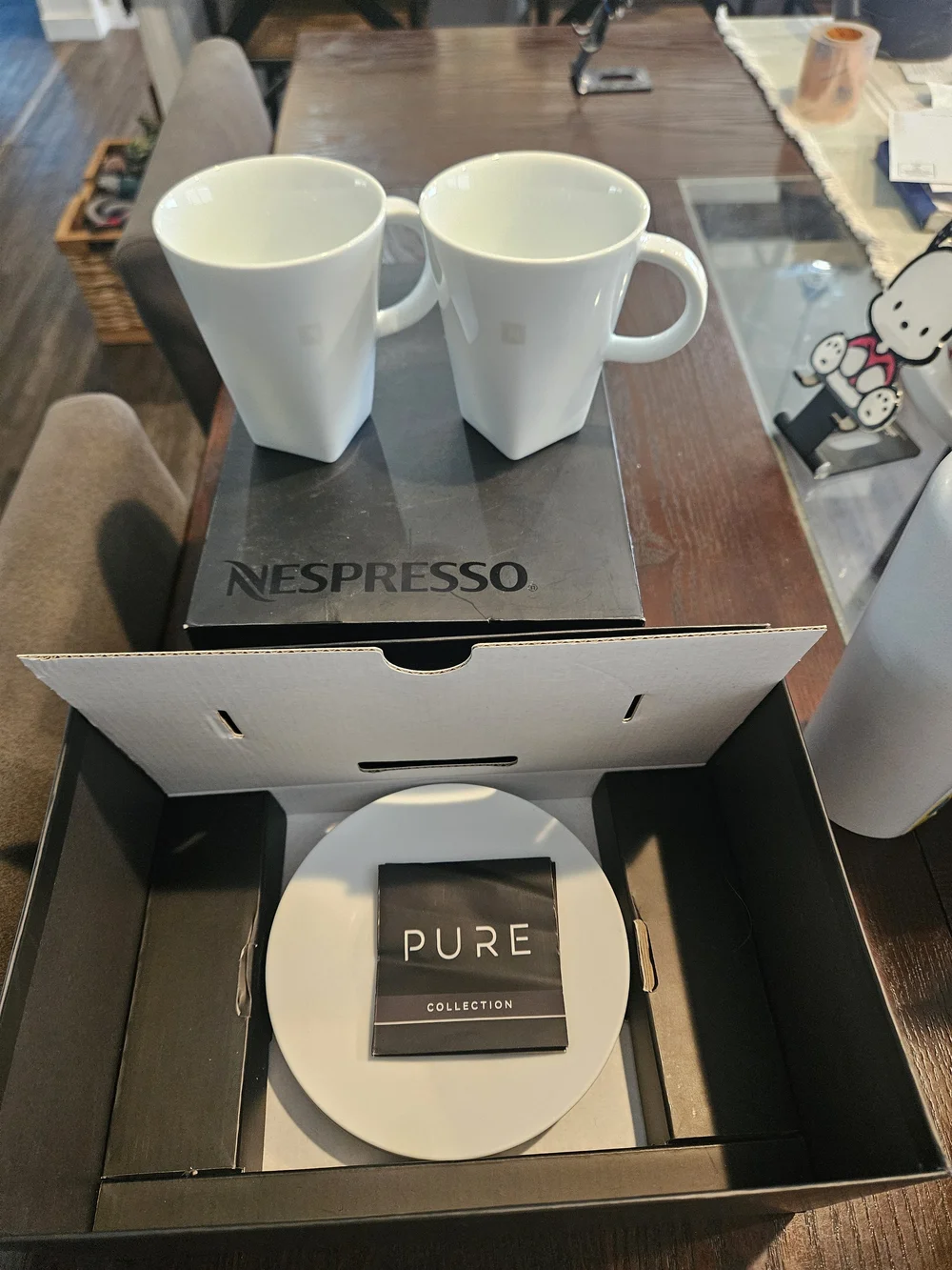 Nespresso White Porcelain PURE Collection Mugs (Set of 2)